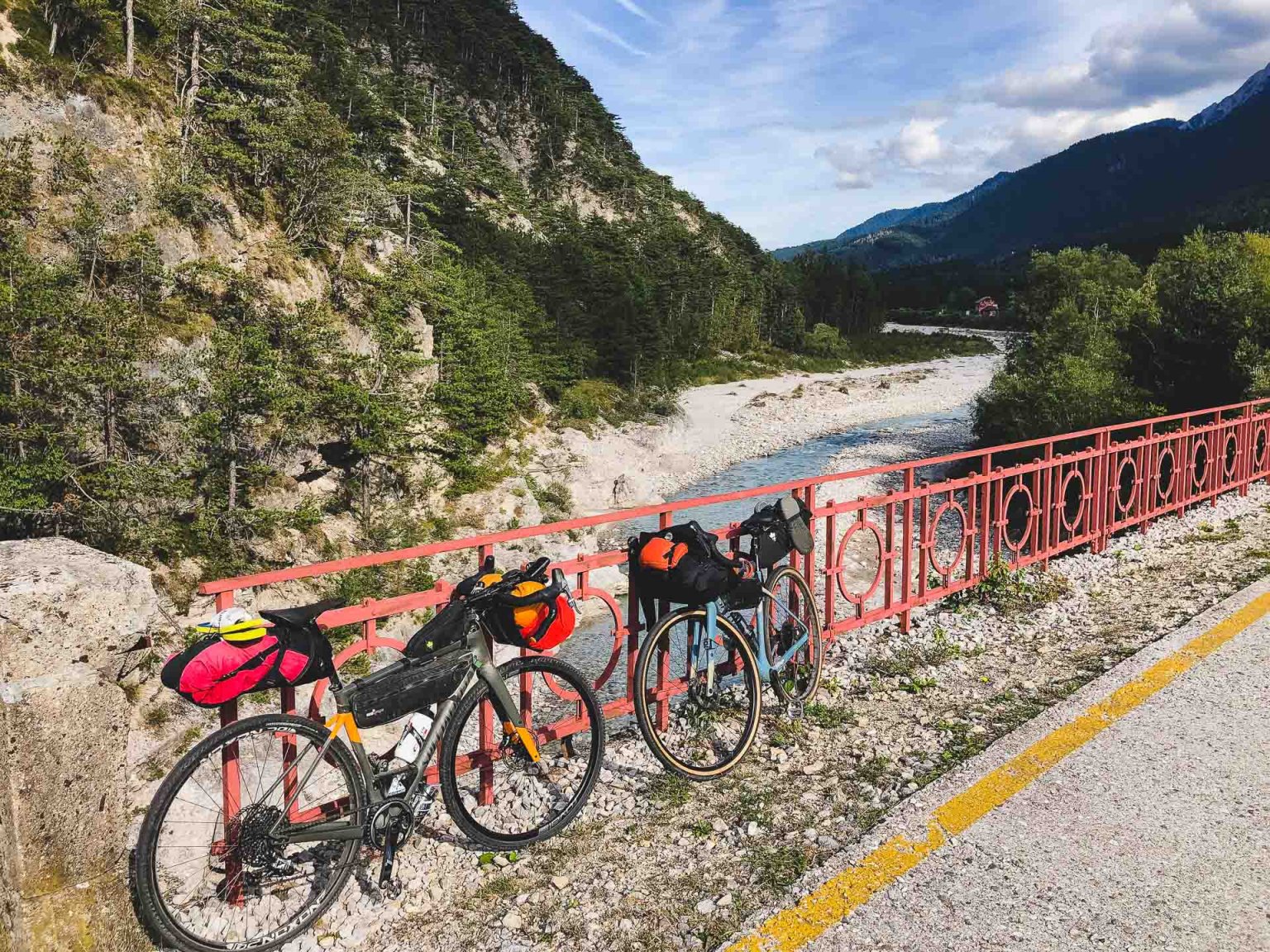 ciclabile alpe adria itinerario 2-4 giorni in bikepacking