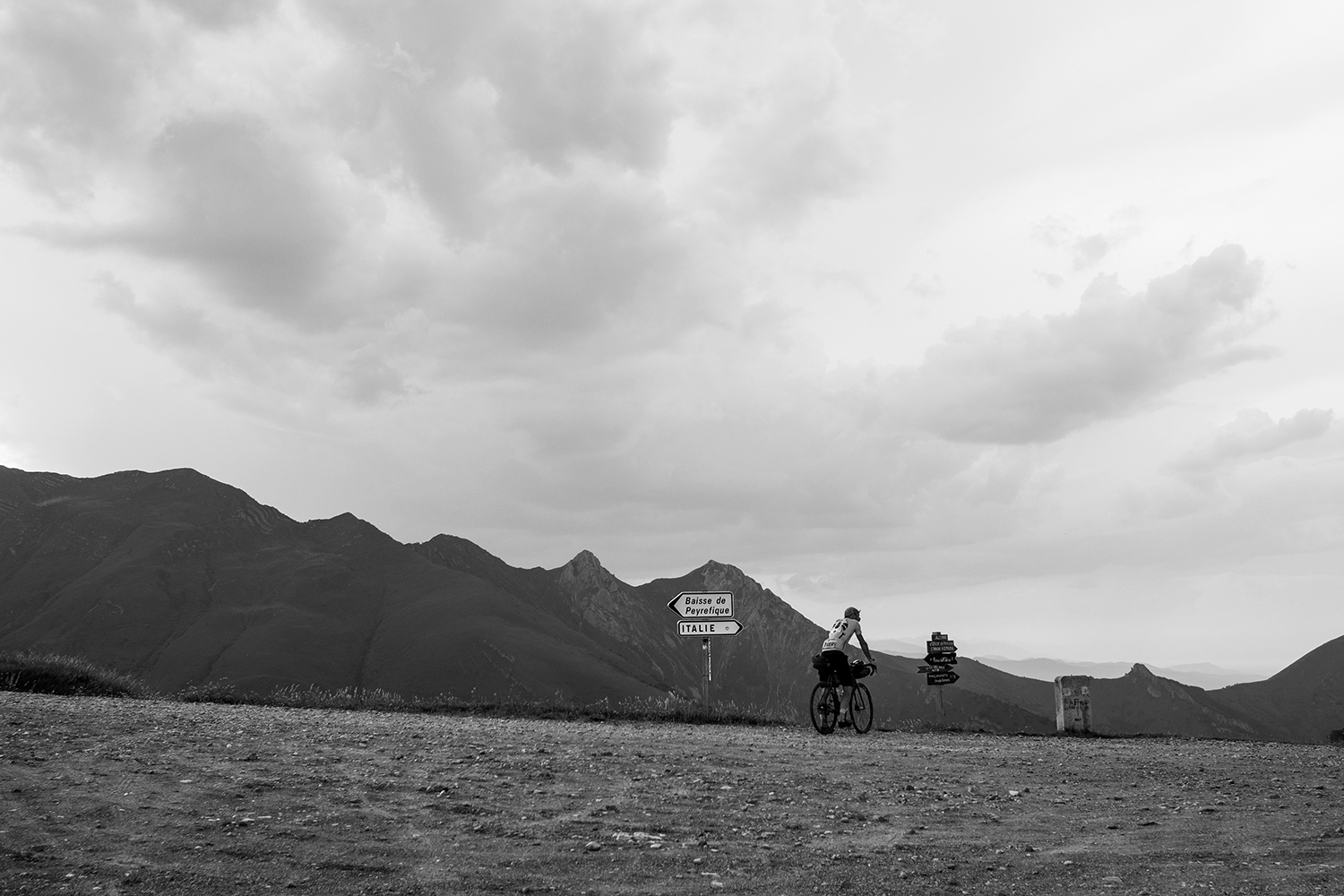 Paesaggio Via del sale bikepacking