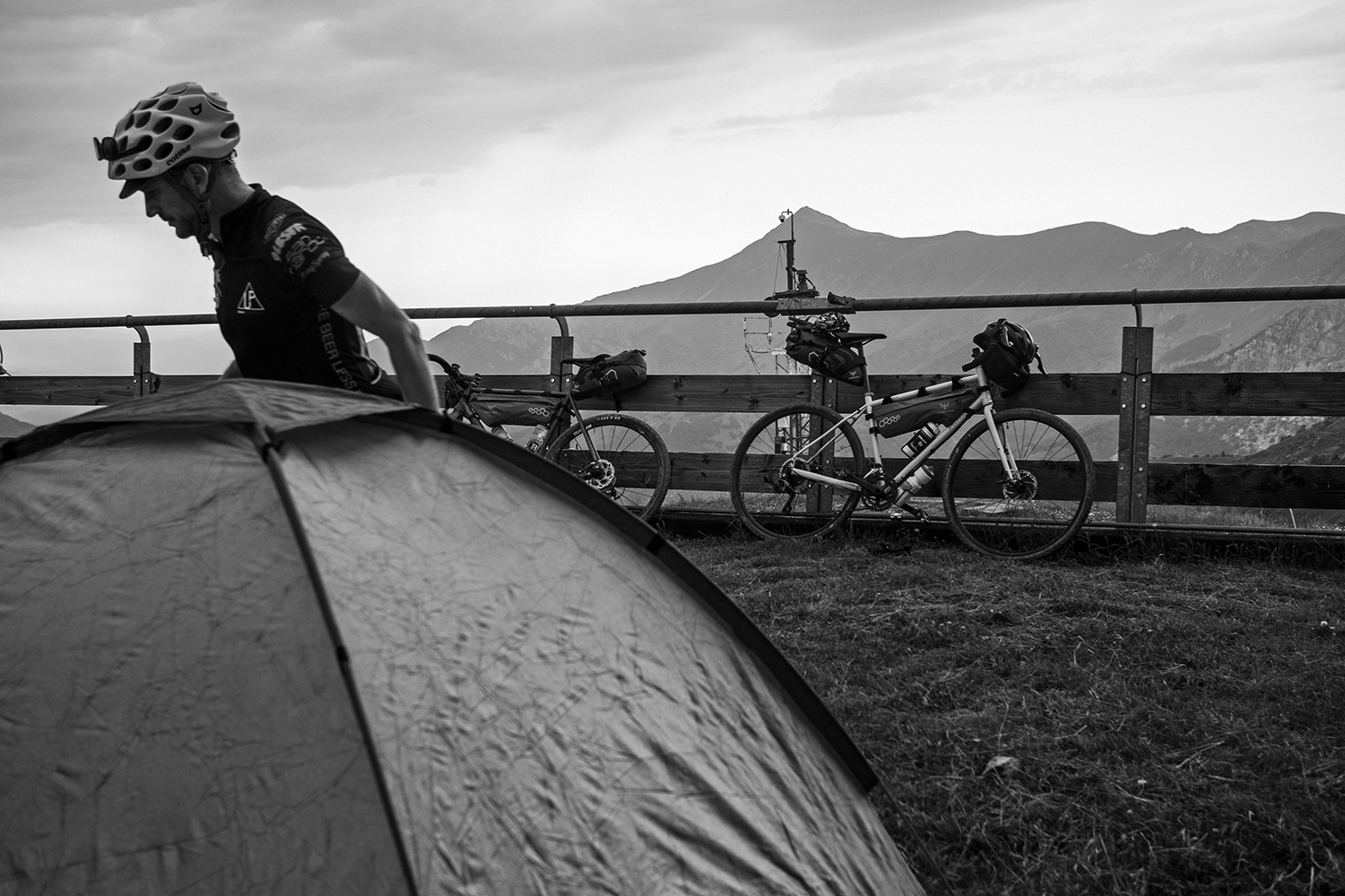 Tenda Via del sale bikepacking