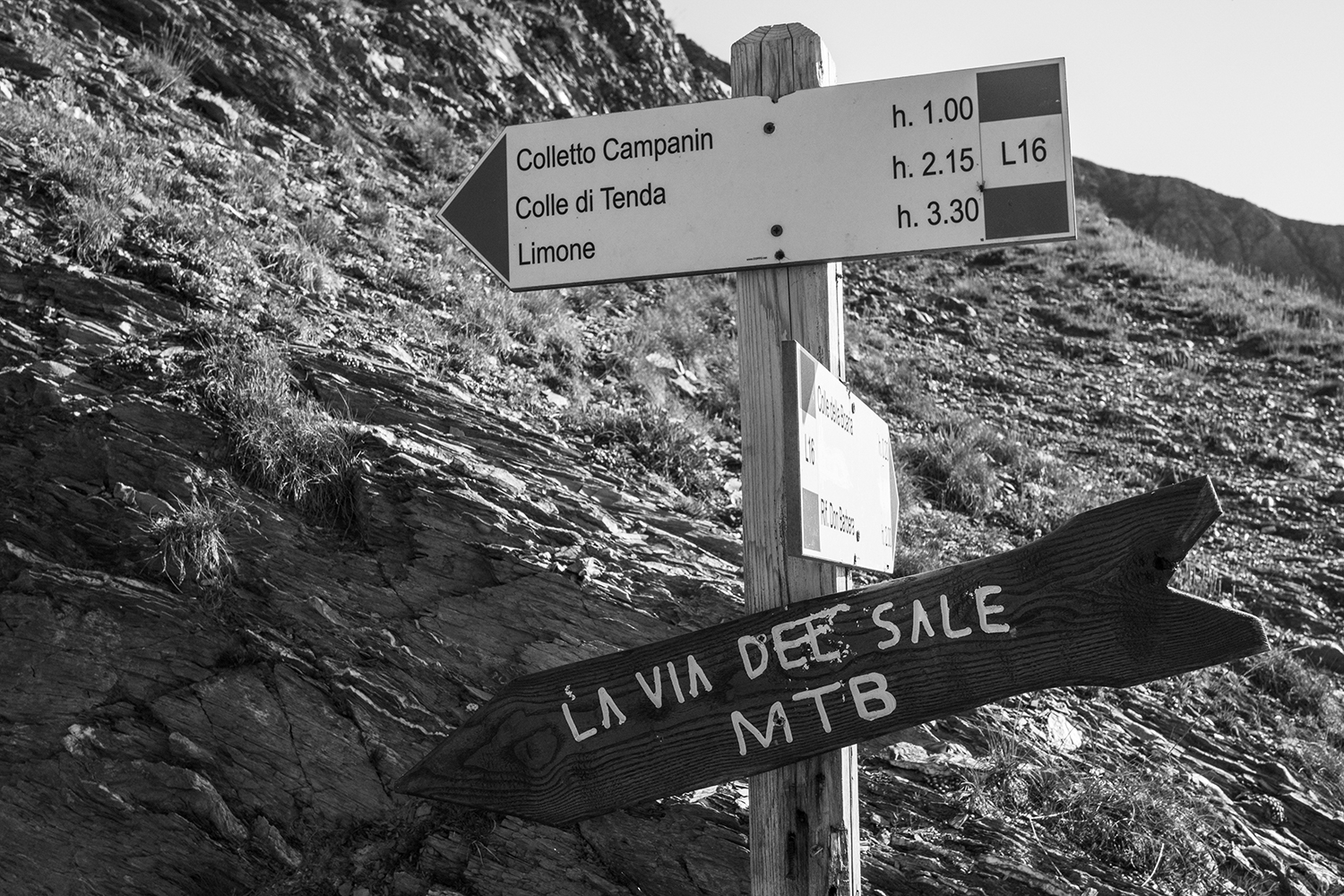 Indicazioni Via del sale bikepacking