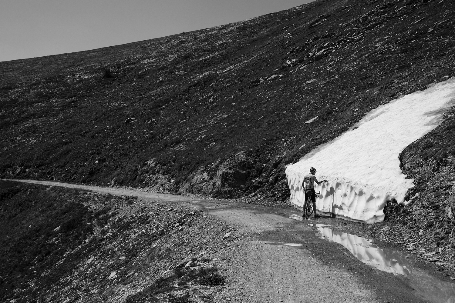 Via del sale bikepacking Neve