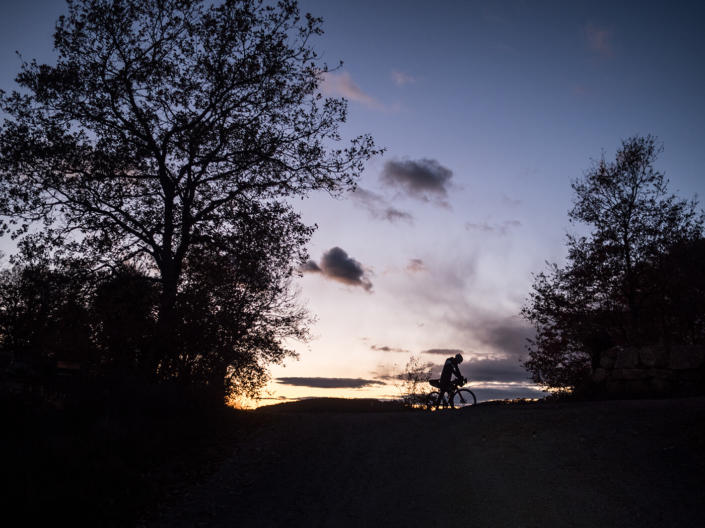 Tramonto sulla Via Clodia